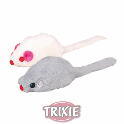 Trixie Игрушка для кошки Мышь с пищалкой 8см