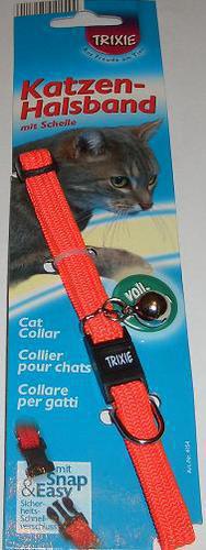 Trixie Ошейник для кошки с колокольчиком, эластичный
