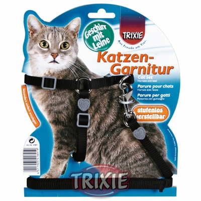 Trixie Шлейка для кошки с поводком &quot;Premium&quot;