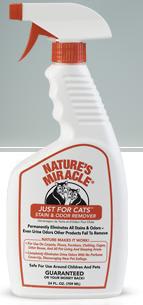 8 in 1 Nature`s Miracle Just for Cats Stain &amp; Odor Remover
