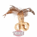 Trixie Игрушка для кошки Кольца с перьями