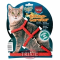 Trixie Шлейка для кошек светоотражающая 30см/10мм