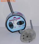 Western Игрушка для кошек Мышь радиоуправляемая светло-серая