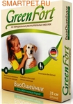 Green Fort БиоОшейник для мелких собак от блох 35см